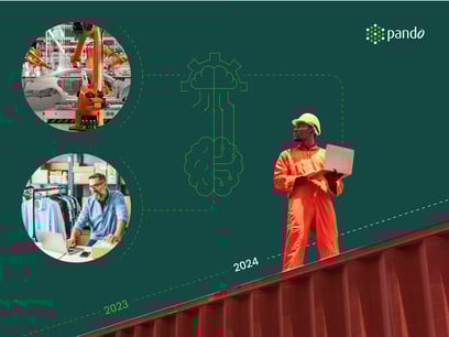 Pando witnessed the market evolve and a surge in logistics AI technology adoption by manufacturers and retailers in 2023