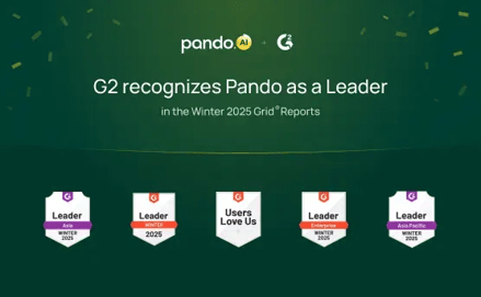 Pando named a Leader by G2 in the Grid® Report | Winter 2025