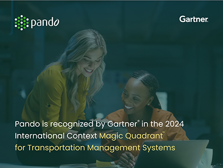 Pando.ai is recognized by Gartner® in the 2024 International Context of Magic Quadrant™ for Transportation Management Systems, Amidst Record Growth in North America and Asia Pacific