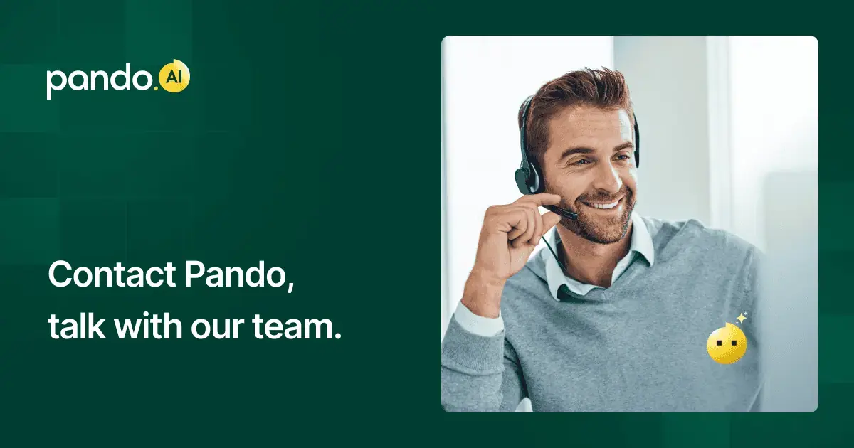 Book a demo see what pando ai can do for you